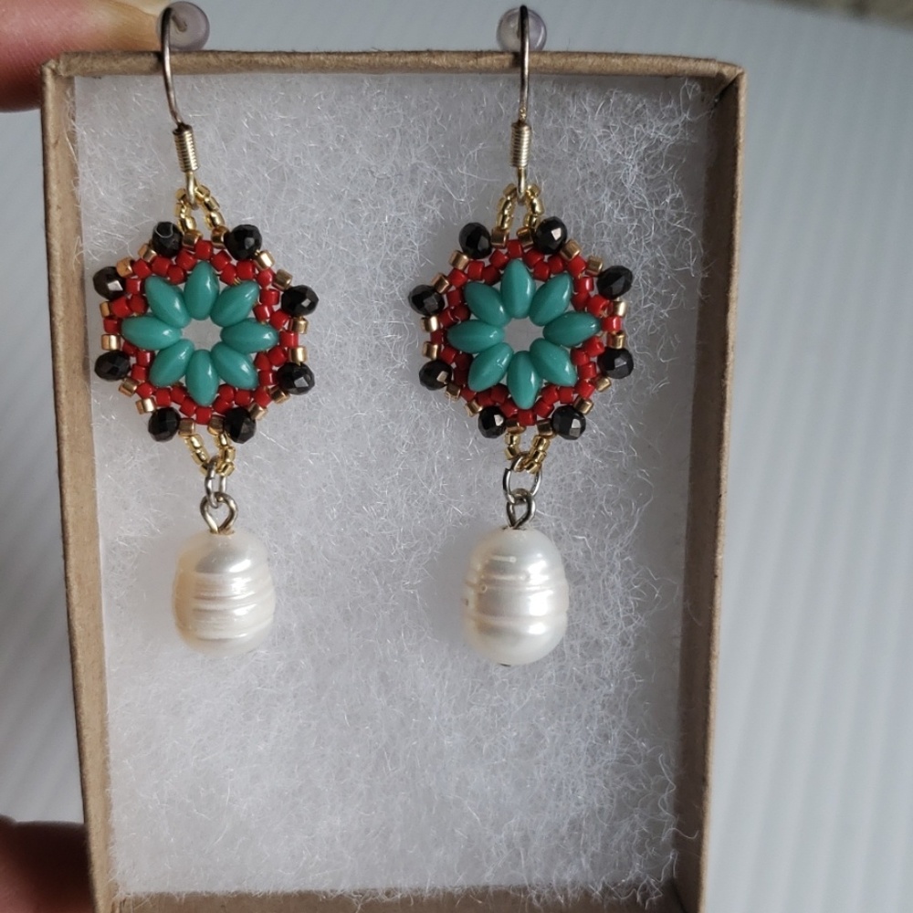 New earrings One of a kind handmade jewelry - Picture 1 of 5